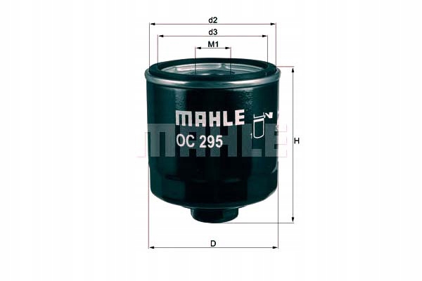 Купити Mahle фільтр оливи seat skoda vw mahle