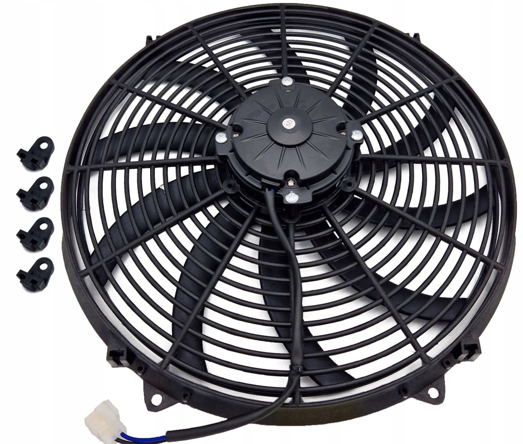 фото №1, Cienki вентилятор радиатора 12v 42cm всасывающий