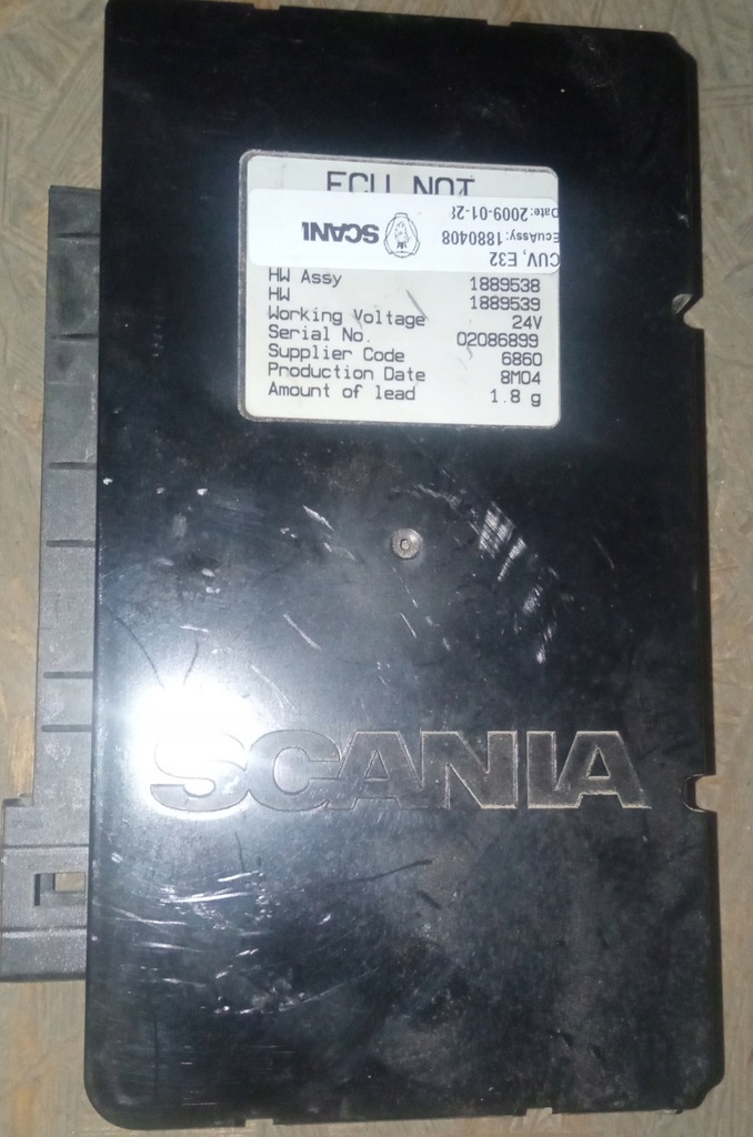 фото №1, Блок управления vis бортовой компьютер модуль света scania r 2015
