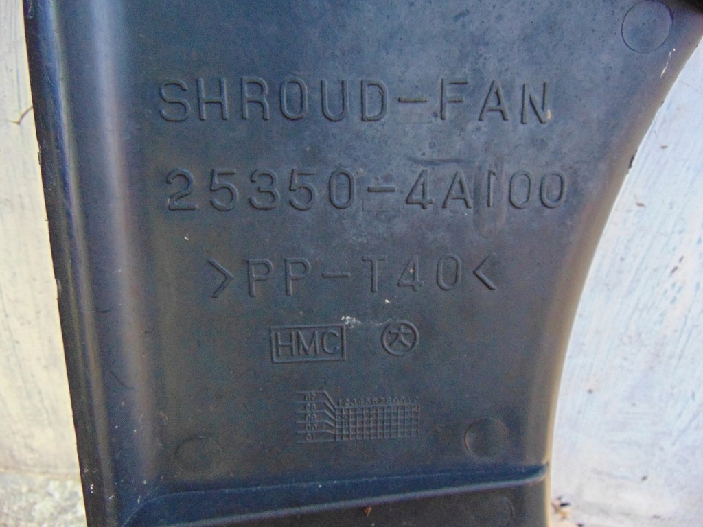 фото №11, Корпус вентилятора hyundai h1 2.5d 2006