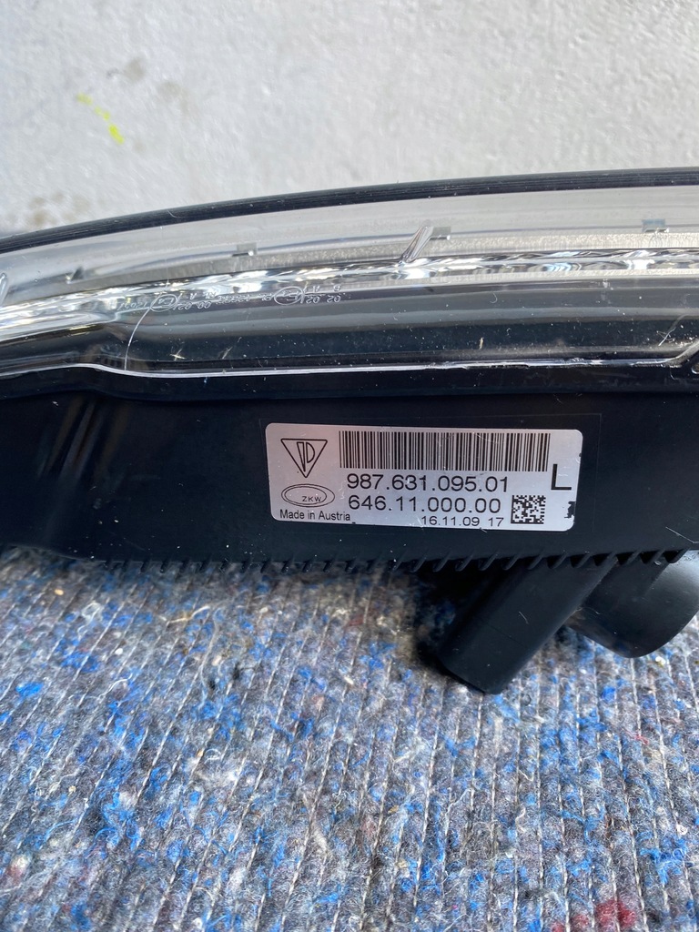 фото №8, Протитуманна фара led лівий перед porsche boxter 987 mk2