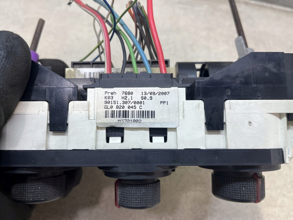 фото №10, Панель обдув ibiza iii 1.9 tdi 6l0820045c