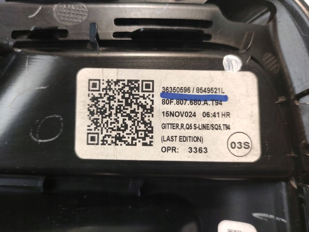 Audi q5 2 2 s-line решётка бампера правый  перед 80f807680a Цена