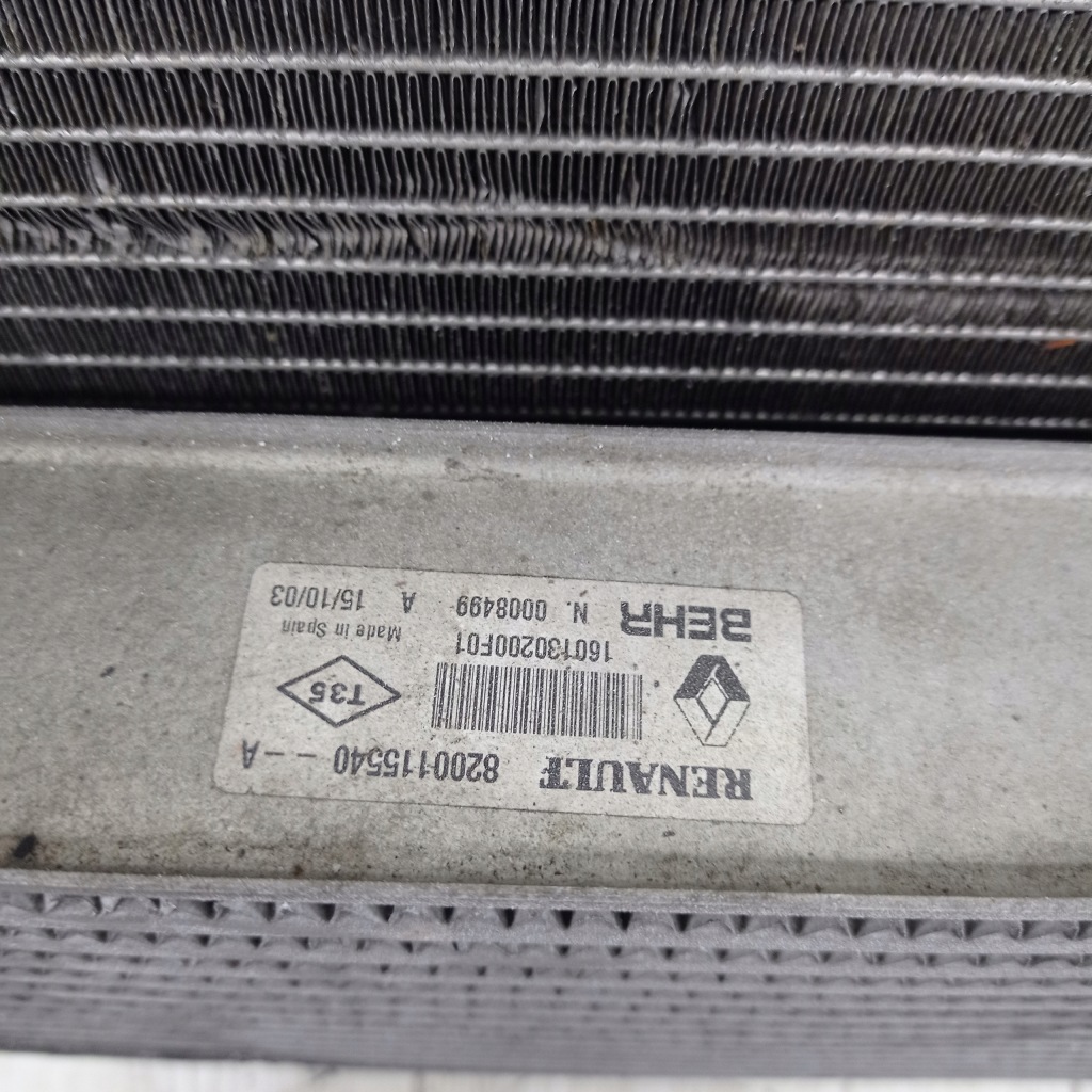 Scenic 2 1.9 радіатор + інтеркулер 1.9 dci в Україні