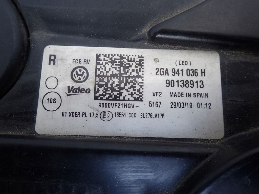 фото №6, Лампа правая правый full led vw t roc a11 2ga941036h