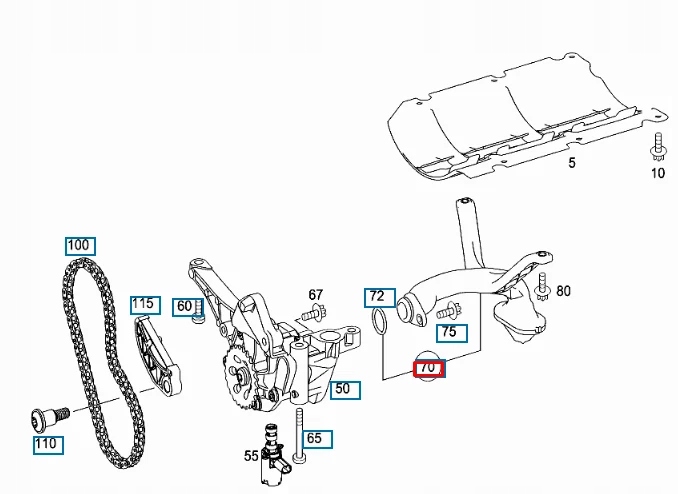 фото №11, Mercedes benz ml w164 трубка pobiercza оливи a2721800152