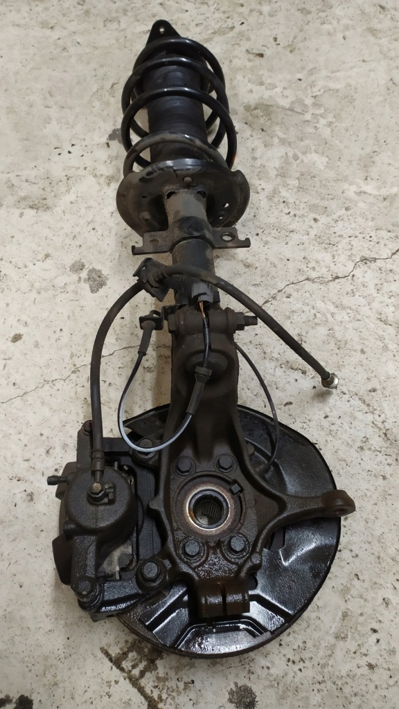 фото №4, Qashqai j11 амортизационная стойка поворотный кулак правый перед 1.2 t