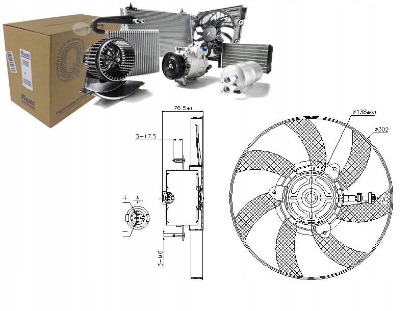 фото №1, Вентилятор радіатора opel nissens