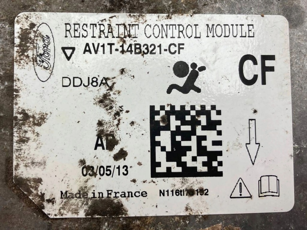 фото №6, Ford c-max ii 2013 блок керування / модуль подушка безпеки