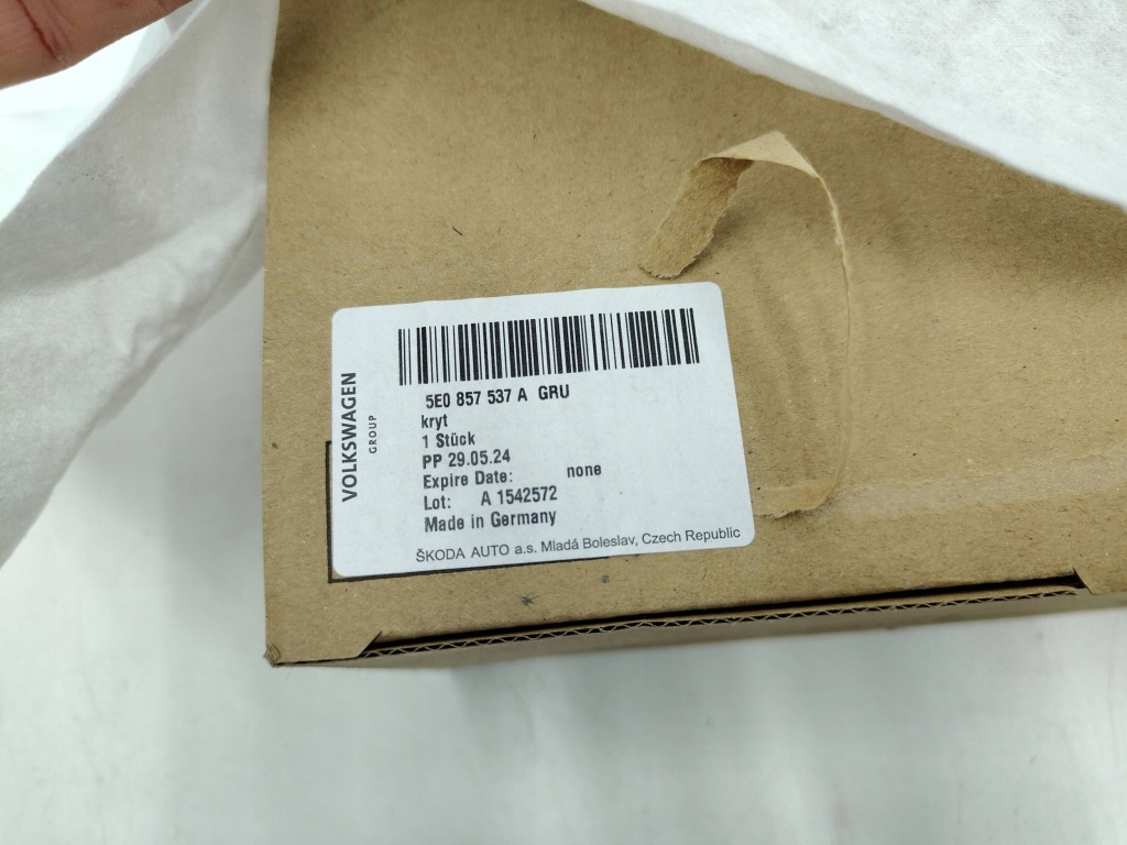 фото №6, Skoda octavia mk3 iii корпус зеркало левая nowa 5e0857537a