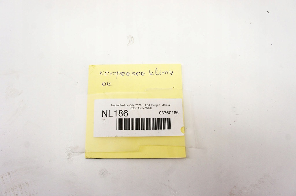 фото №5, Nl186 toyota proace city компрессор кондиционера