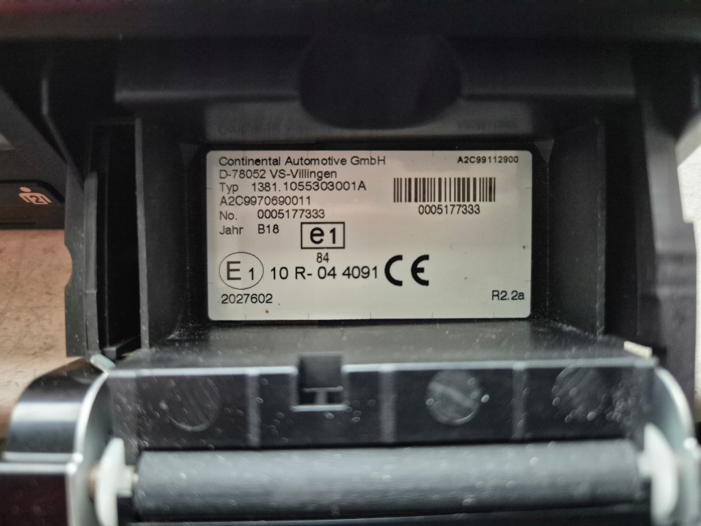 Тахограф continental r 2.2a 2018 rok daf xf 106 , cf , lf euro 6 2027602 Цена