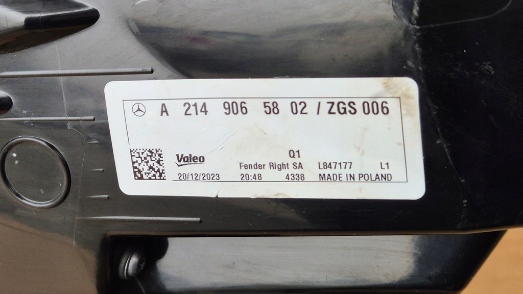 фото №12, Лампа задняя задняя правая w крыло mercedes e klasa w214 kombi 23- europa oryg