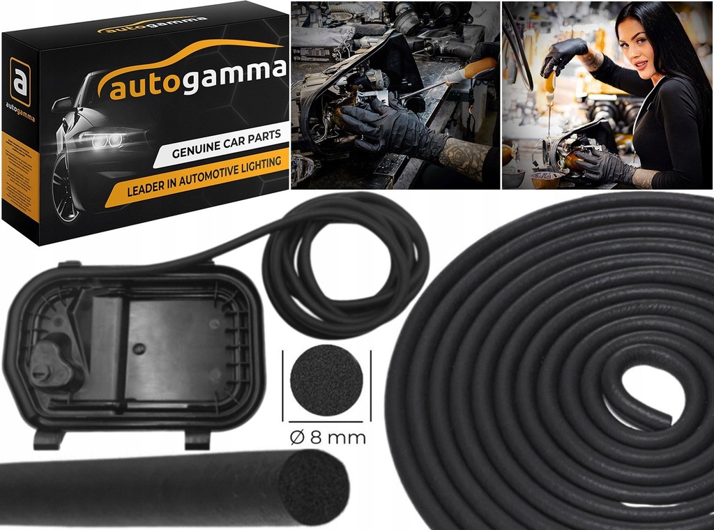 фото №8, Прокладка do dekielków parujący фара 60cm 8mm відновлення фари