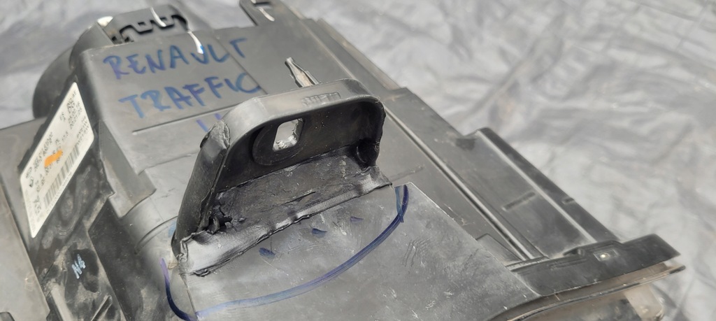 фото №13, Лампа правая фара правый renault trafic 3 iii / 1310