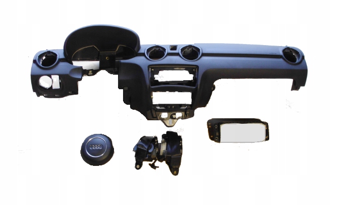 фото №1, Audi a1 панель приладів консоль подушки безпеки подушка безпеки ремені комплект