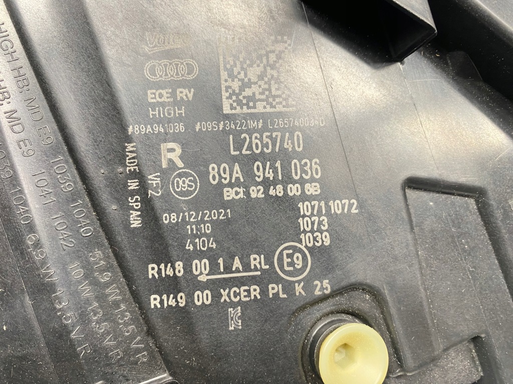 фото №8, Лампа права перед передня full led matrix audi q4 e-tron 89a