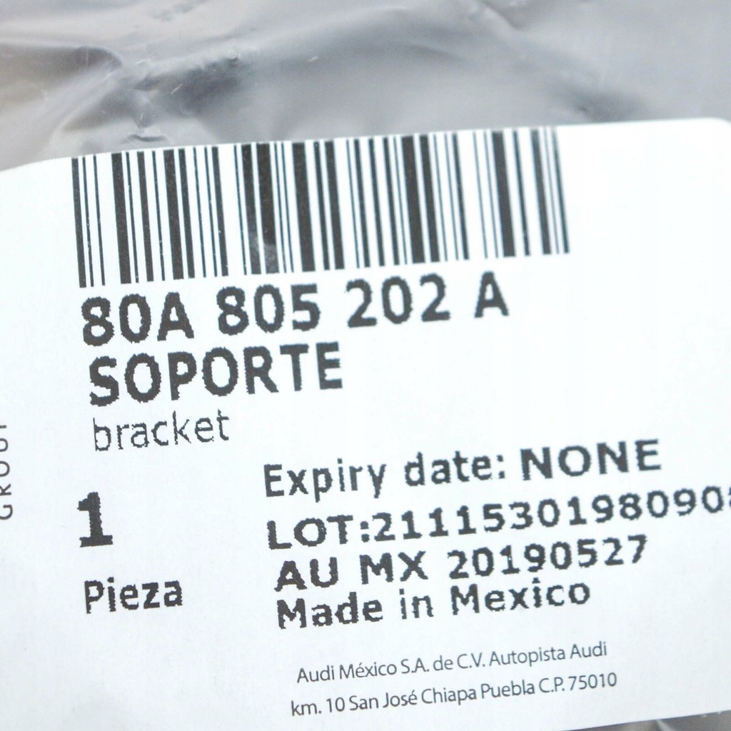 фото №11, Підтримка vag audi q5 80 оригінальний 80a805202a