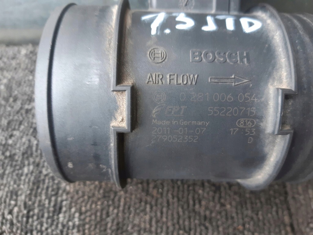 фото №8, Расходомер 55220715 alfa romeo mito 1.3jtd