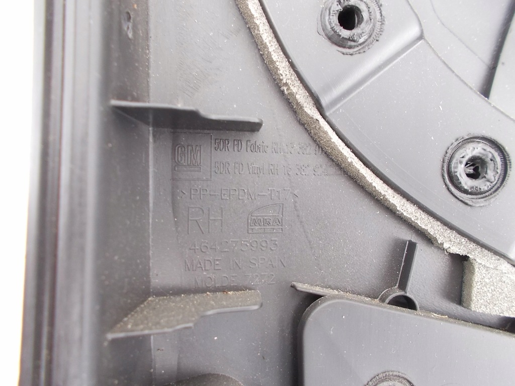 фото №9, Обивка дверь правая правый перед opel corsa e 3d