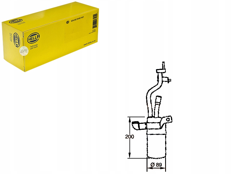 фото №1, Осушувач кондиціонера hella 3m5h19e647bc 3m5h19e64