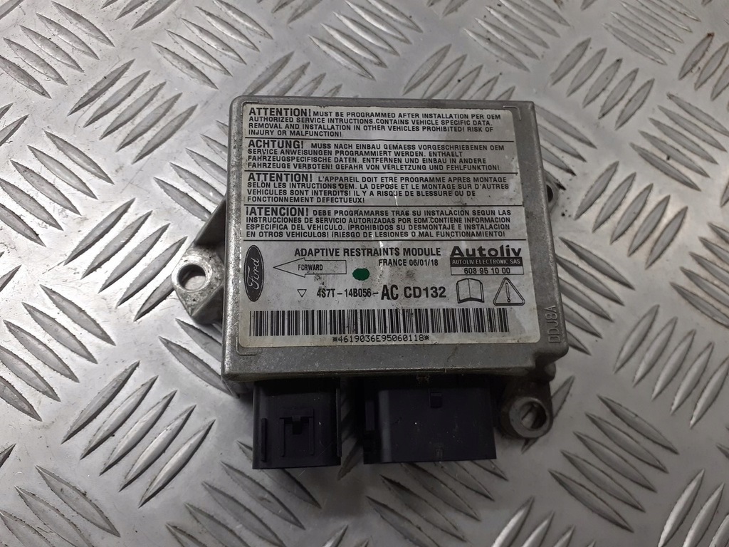 фото №1, Модуль подушка безопасности ford mondeo mk3 4s7t-14b056