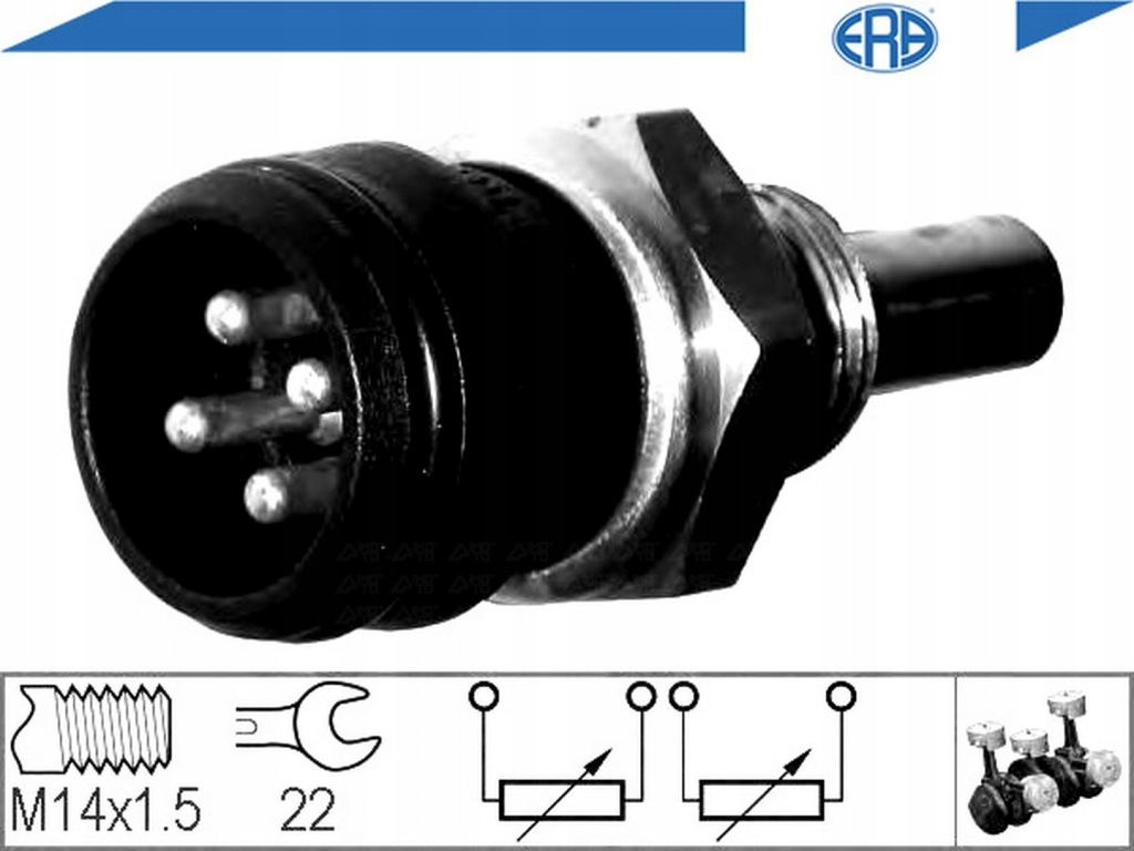 фото №2, Датчик температуры жидкость радиатора [era]