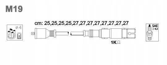 фото №2, Дроти запалювання janmor m19