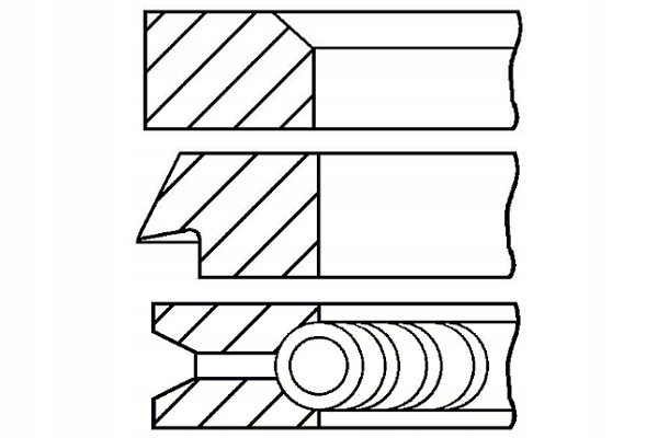 фото №2, Goetze 08-154400-00 набор колец поршня