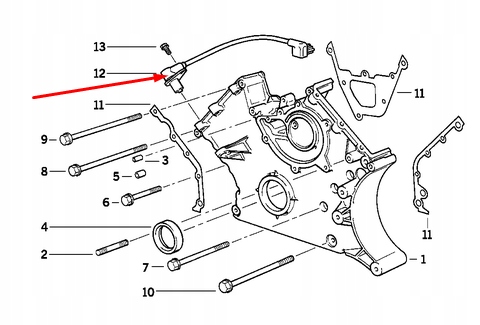 Купить Датчик скорости вала коленчатого bmw 7 e38 12141729292 1729292