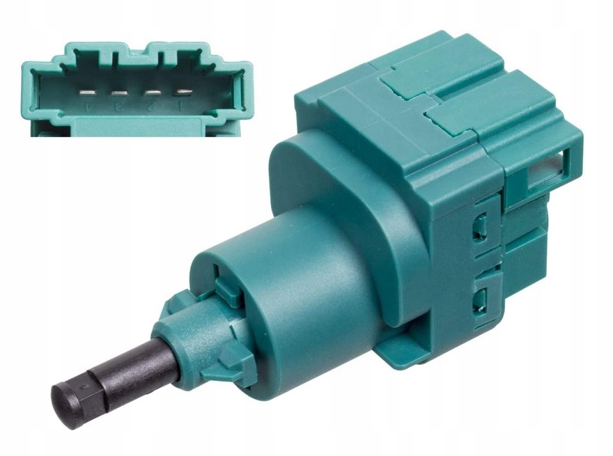 фото №1, Выключатель стоп o зелёный 4-pin