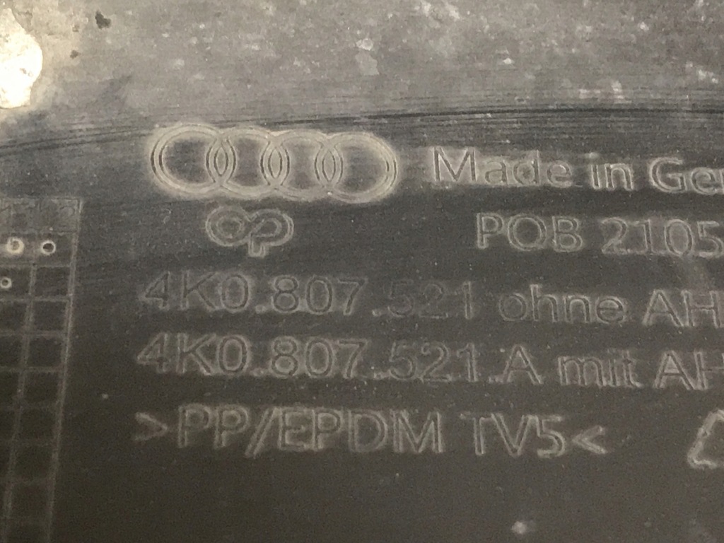 фото №10, Audi a6 c8 4k0 18- спойлер накладка бампер задняя