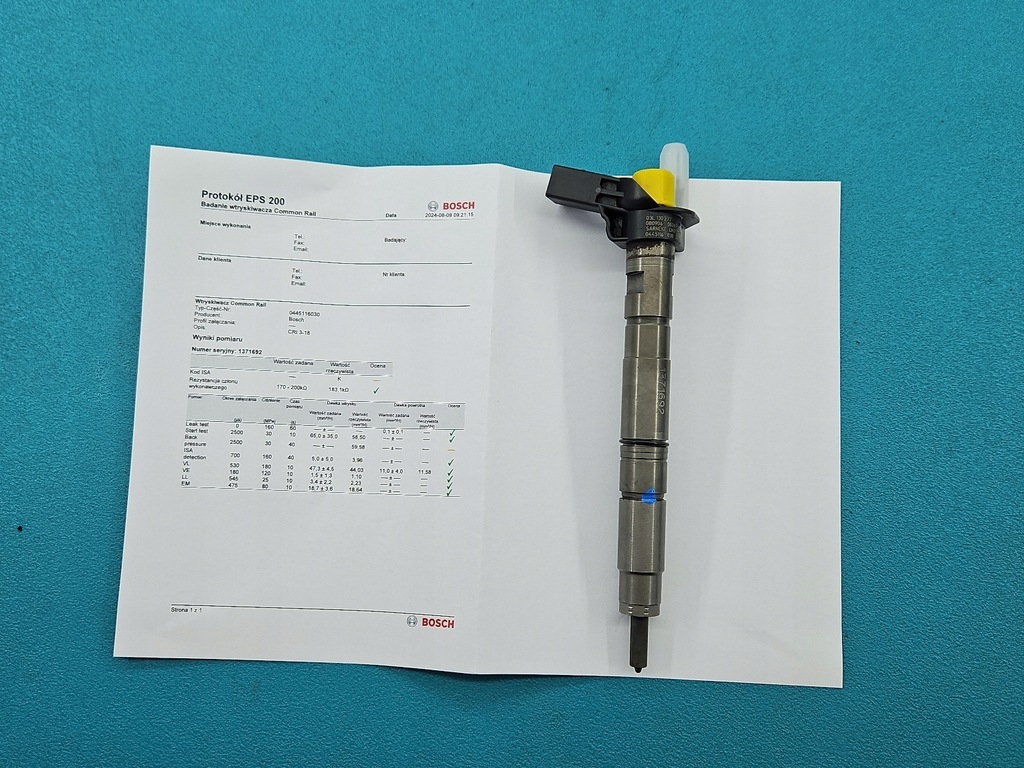 фото №1, Test форсунка vw passat cc 2.0 tdi