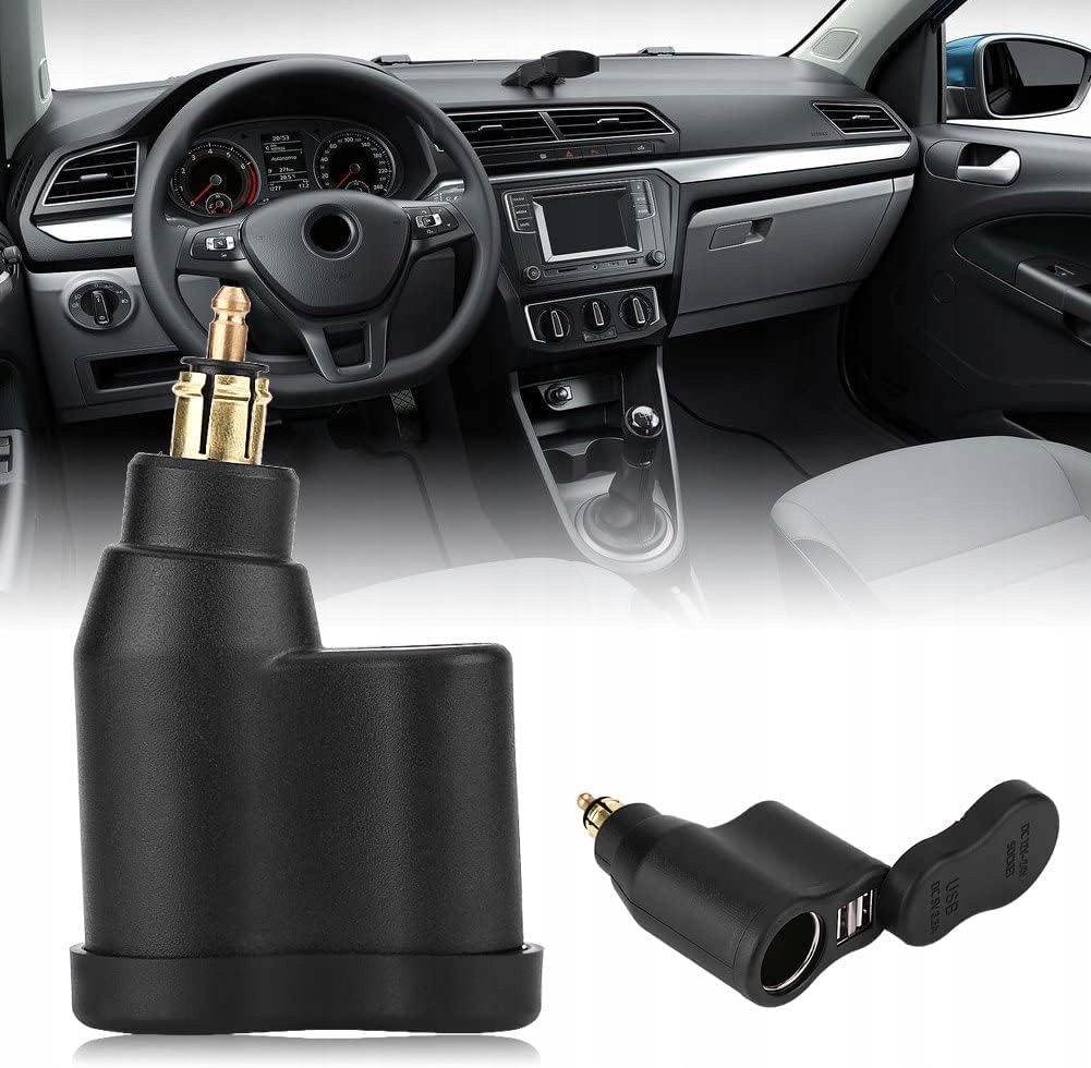 фото №6, 3,3 a мотоцикл do hella din ?adowarka usb, адаптер do прикуривателя