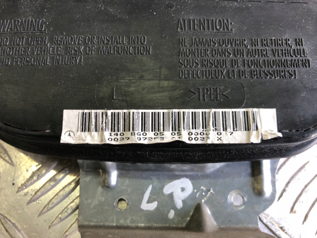 фото №2, Mercedes s w140 подушка подушка безпеки двері лівий перед