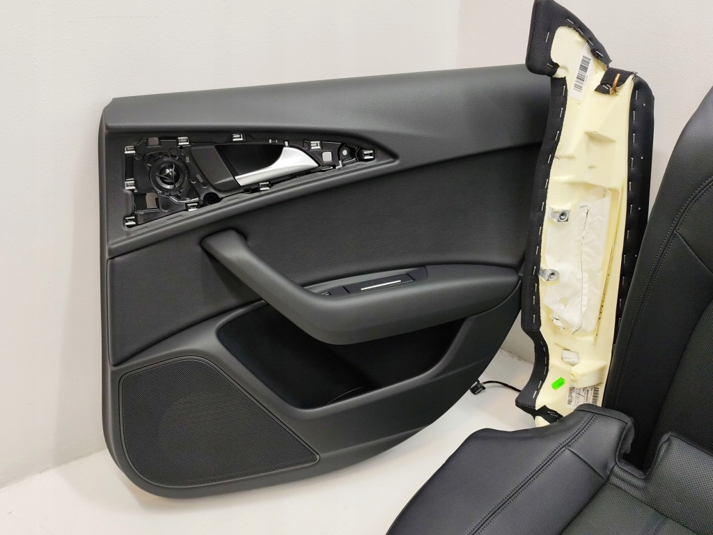 фото №11, Audi a6 c7 lift sedan сиденья заднее сиденье обшивки туннель кожа вентилируемые комплект