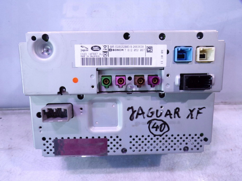 фото №7, Дисплей екран навігації радіо jaguar xf x250 cx23-14f667-aj