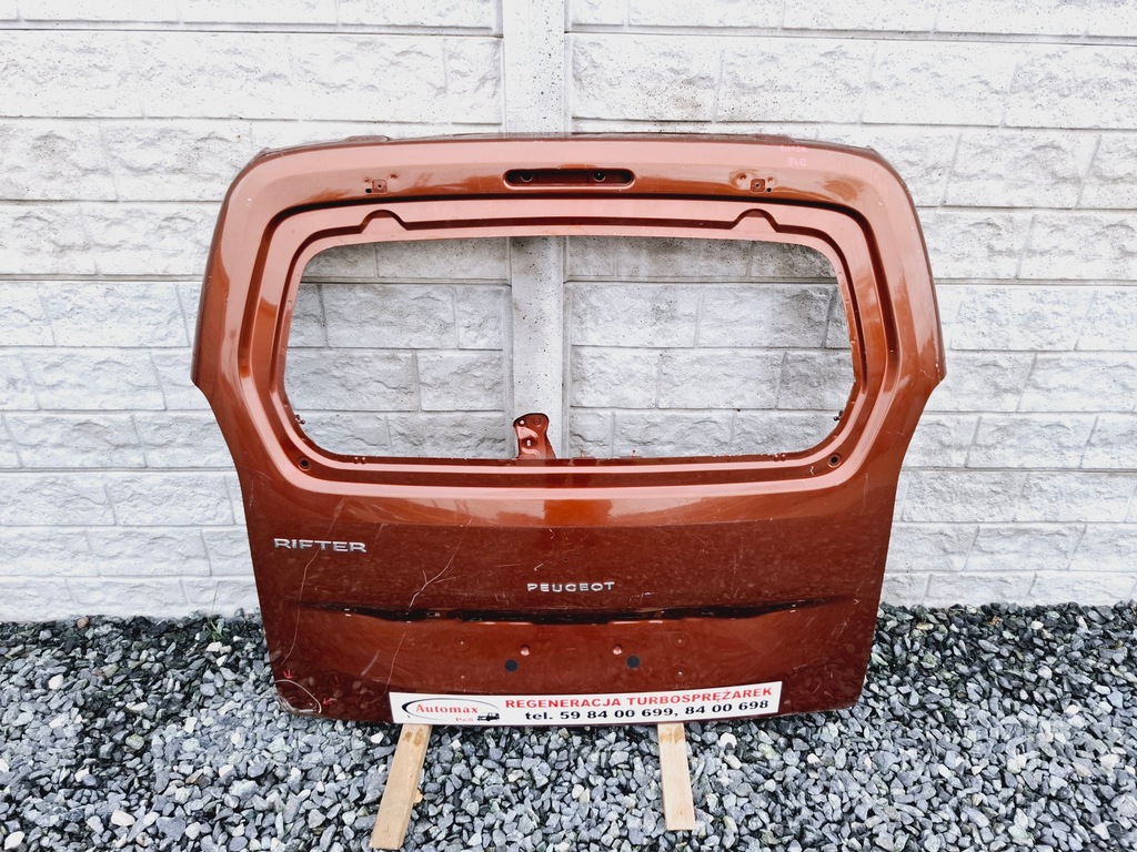 фото №1, Крышка багажника багажника крышка задняя задняя peugeot rifter 2018- #8412