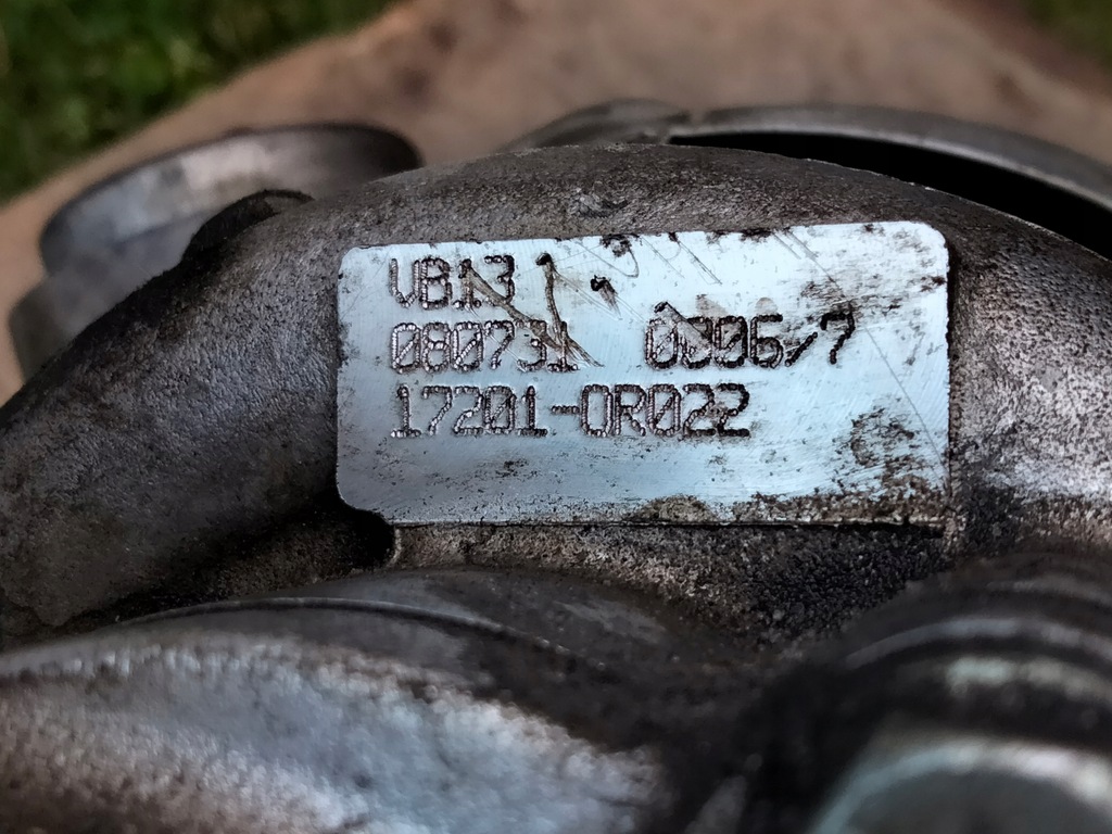 фото №10, Турбонагнітач avensis t25 2.2 d-cat 17201-0r022