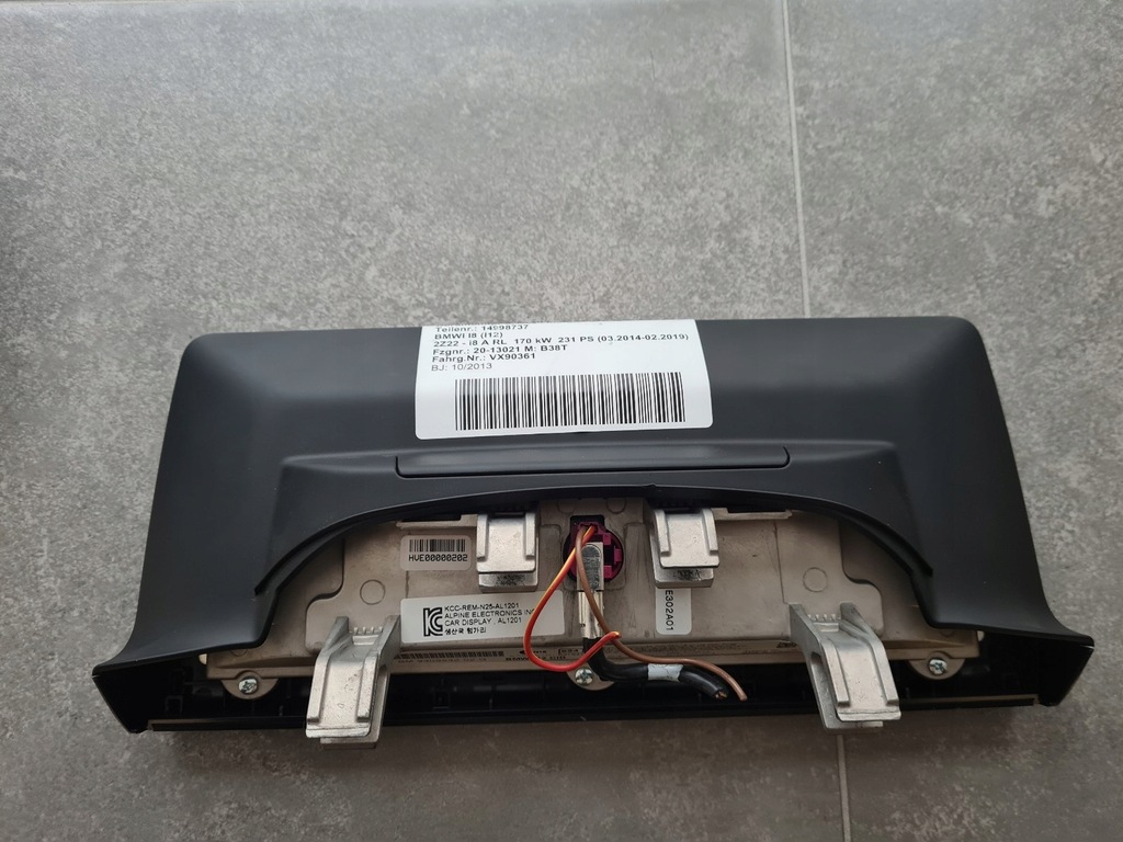 фото №6, Bmw i8 монітор navi idrive комплект 9338538 9309532 9332285