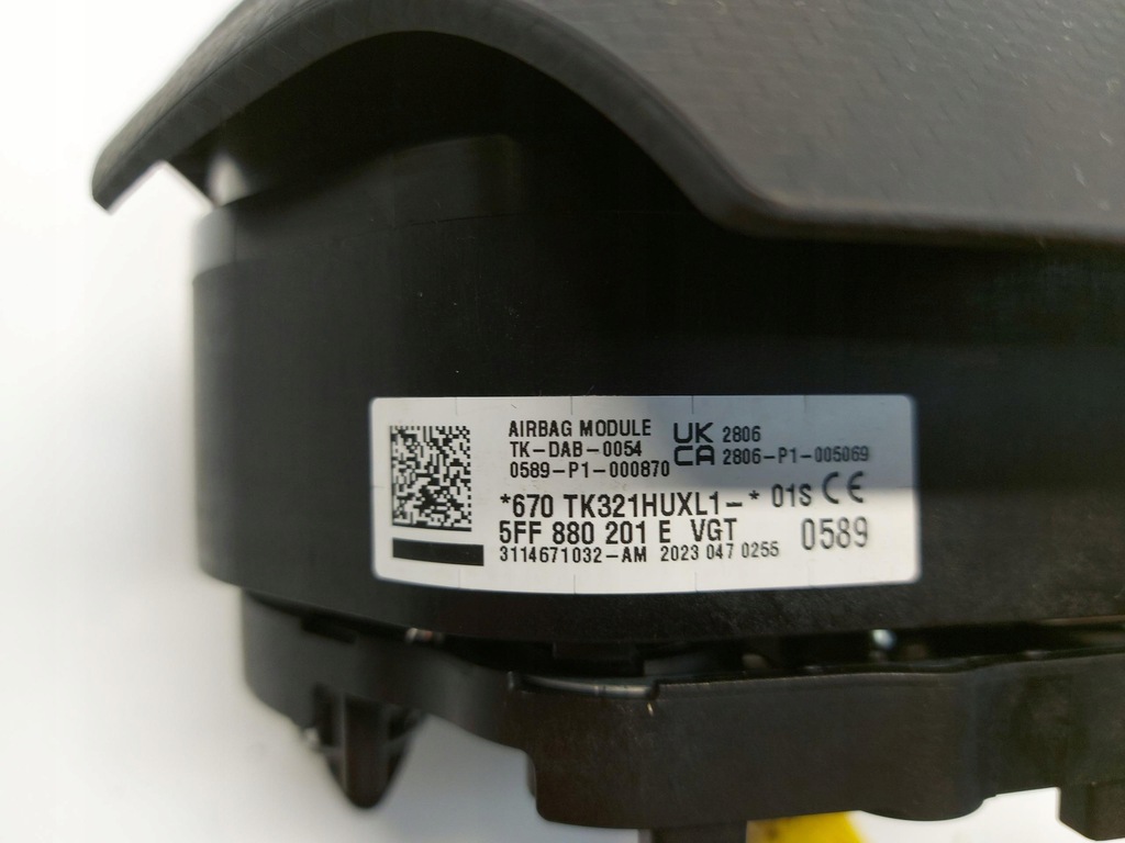 фото №5, Cupra formentor 5ff подушка подушка безпеки водія 5ff880201e