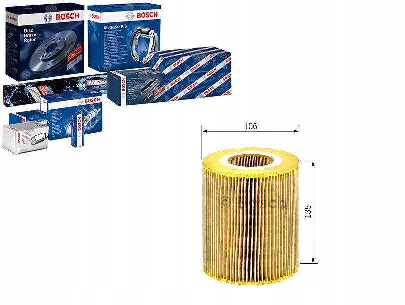 Bosch 1 457 433 084 фільтр повітря Доставка