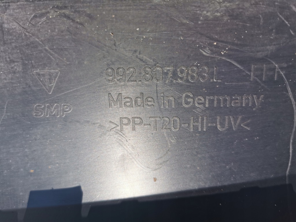 фото №15, Диффузор бампера задняя заднего porsche 911 992 992807983l