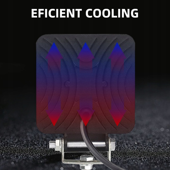 фото №2, Панель led лампа робоча протитуманна фара 420w 12-24v cre 2x