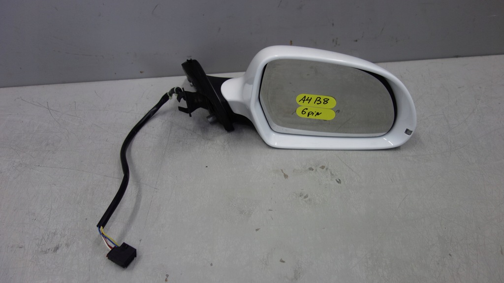 фото №1, Audi a4 b8 дзеркало зовнішнє праве 6pin ly9c