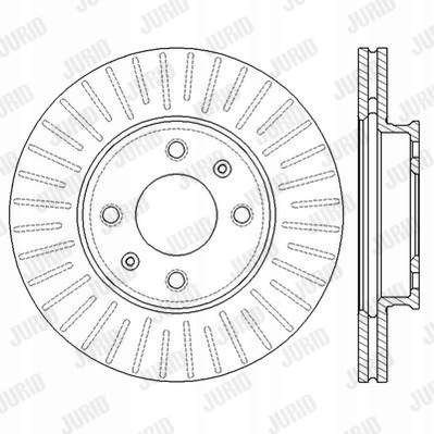 фото №1, Гальмівні диски гальмівні jurid 562554jc