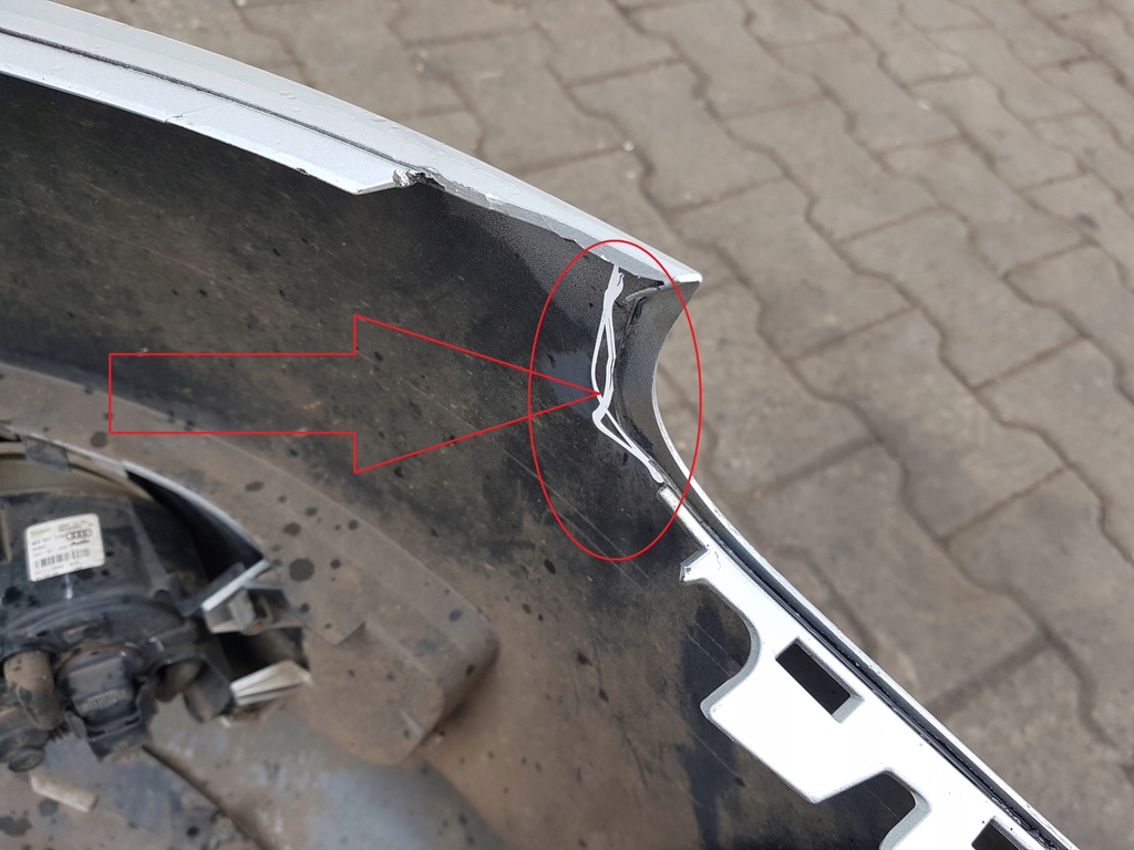 фото №14, Audi a3 8p lift 08-12r бампер перед решітка радіатора lx7w