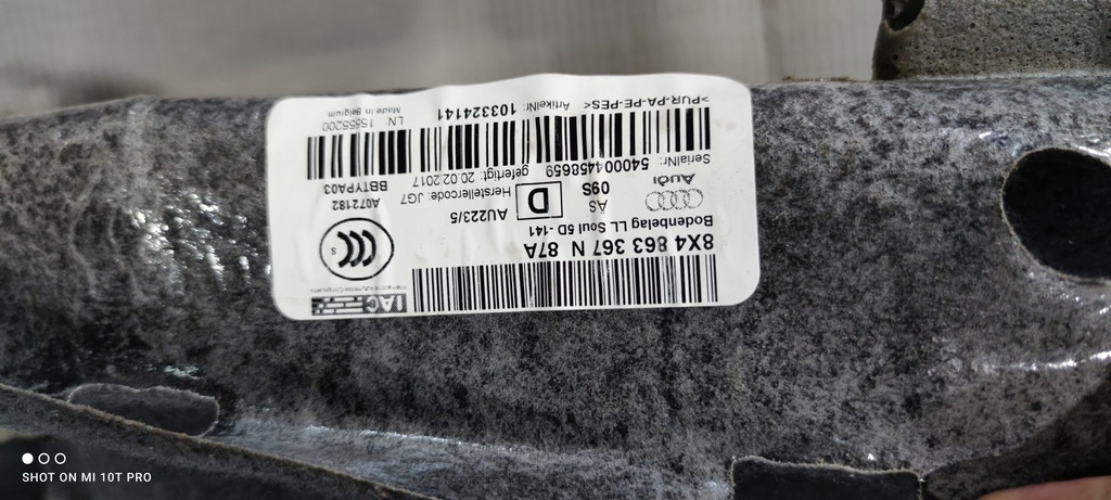 фото №14, Коврик обшивка audi a1 8x 8x1863367 europa 3