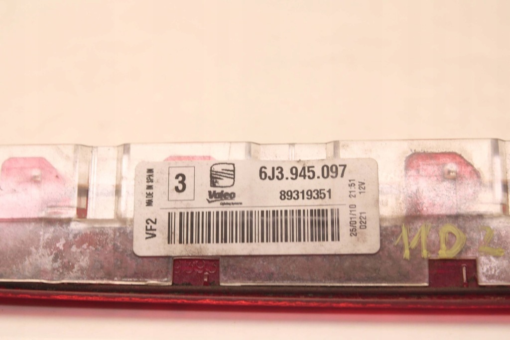 фото №6, Seat ibiza iv hb 08r- лампа третий свет стоп стоп-сигнал