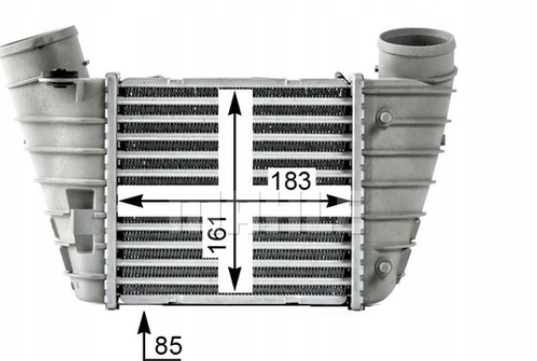 Купить Audi a3 1996-2003 радиатор интеркулер 1.8 t
